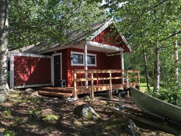Фото номера Шале с двумя спальнями Шале Linkkumylly Cottages г. Nuolniemi 5