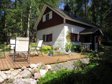 Фото номера Шале с двумя спальнями Шале Linkkumylly Cottages г. Nuolniemi 3
