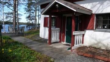 Фото номера Шале с двумя спальнями Шале Linkkumylly Cottages г. Nuolniemi 4