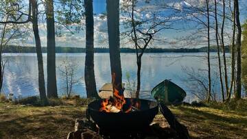 Фото номера Шале с одной спальней Шале Linkkumylly Cottages г. Nuolniemi 10